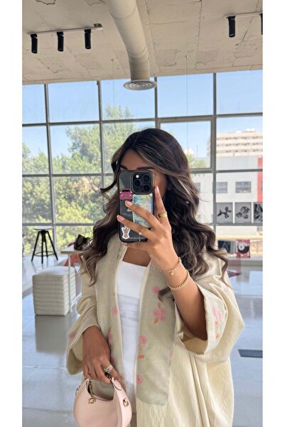 AYA mw1373-Green-Crepe-Saudi-Summer-Embroidered-Roses-Abaya