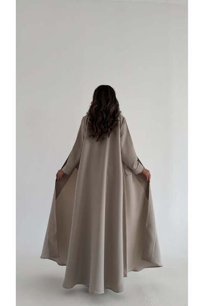 AYA mwt312-Abaya-Blazer-Beige
