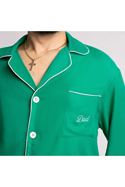 Minimalis Men's pajamas with Dad embroidery