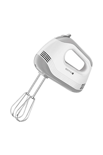 DOTS 120W Hand Blender – 5 Speeds + Turbo – Stainless Steel Blades – White