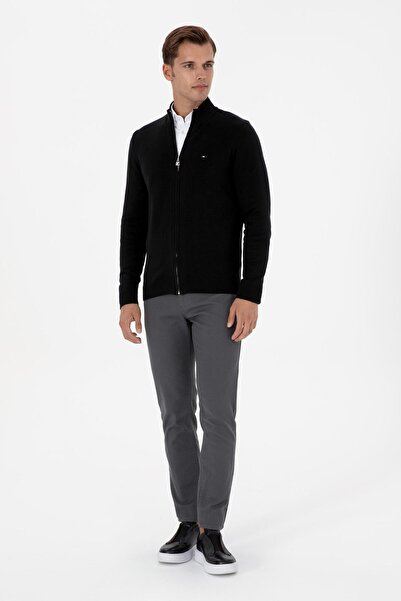 U.S. Polo Assn. Men's Slim Fit Canvas Chino Trousers Daily Comfortable Combination Suitable