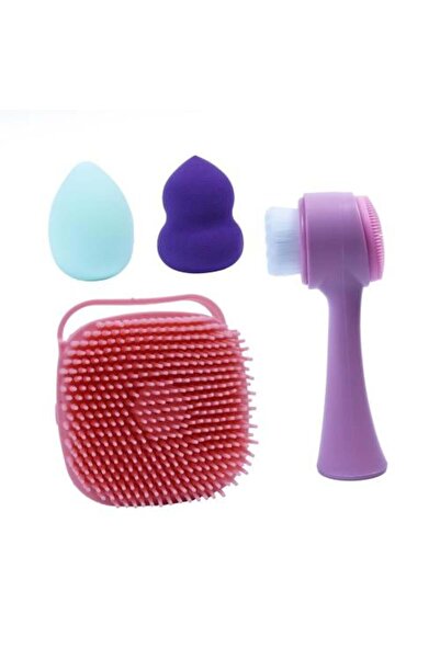 LOFIAN مجموعة فرشاة الوجه وأداة تدليك اليشم 001