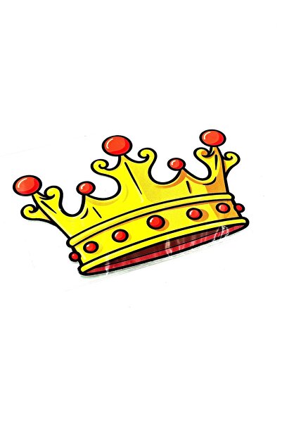 BsElektronik ملصق منقوش من الجيل الجديد بتصميم تاج الملك