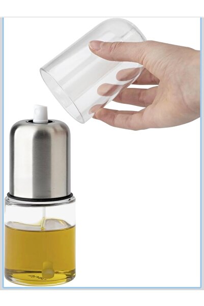 cc bin shihon Stainless steel oil and vinegar spray bottle with glass, 250ml