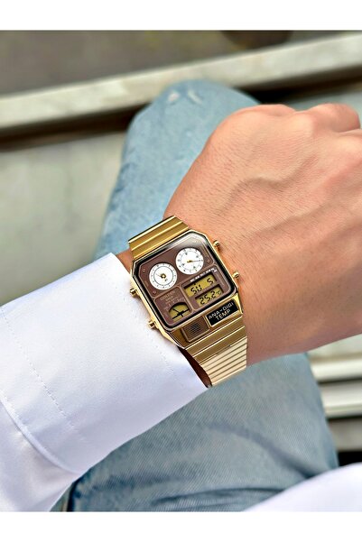 Weluxa Men's Wristwatch with Function Digital Analog Alarm, Light and Calendar