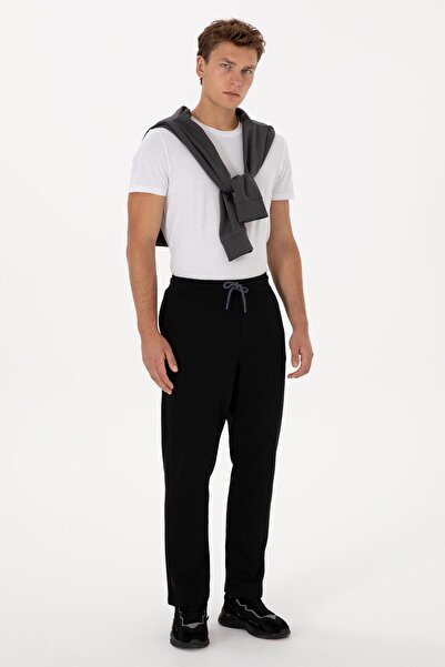 U.S. Polo Assn. Men's Jogger Sweatpants Comfortable Fit Elastic Waist Lace-Up Casual Sports Matching Set