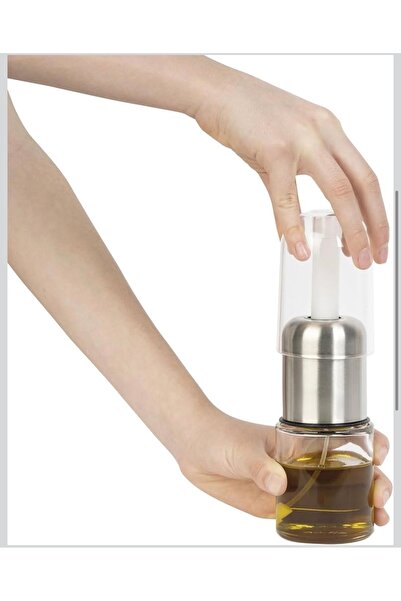 cc bin shihon Stainless steel oil and vinegar spray bottle with glass, 250ml