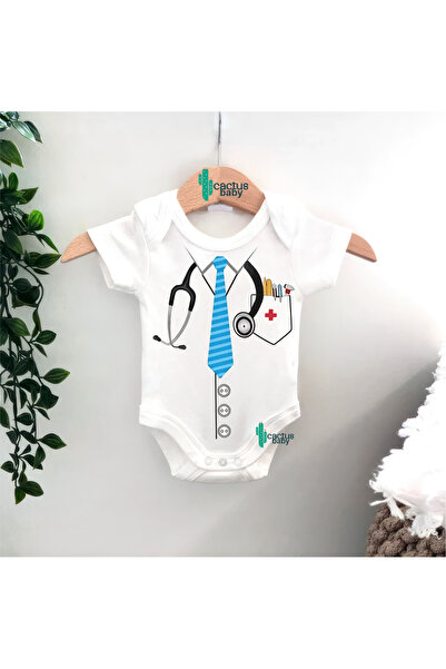 CACTUS COLLECTION Doctor Baby Bodysuit 100% Cotton