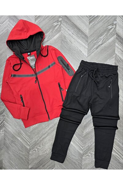 ESKİŞEHİR YUMURCAK Boy's Diver Fabric Hooded Tracksuit Set