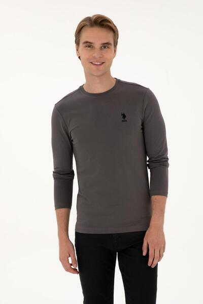 U.S. Polo Assn. Mânecă lungă pentru bărbați basic Swea tricou Combinație confortabilă în stil casual Compatibilă