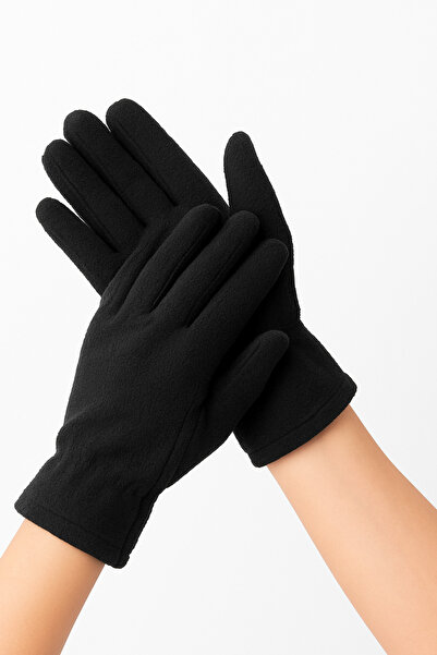 PAKER GİYİM Women's Winter Black Fleece Gloves