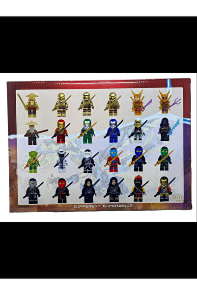 OEM Set of 24 LEGO Ninjago minifigures, 5 cm