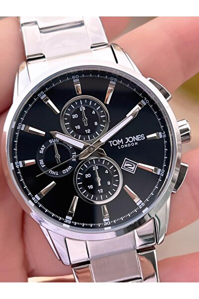 Tom Jones Men's Wristwatch 2462.2 with Bracelet Gift Steel Cord 3 Atm Water Resistant 2 Years Warranty