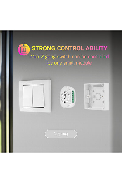 Nous Μονάδα διακόπτη έξυπνου WiFi L10 (1/2 κανάλι, 16A)