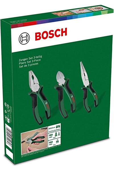 Bosch Pense Seti 3 Parça (Kargaburun, Yan Keski, Pense)
