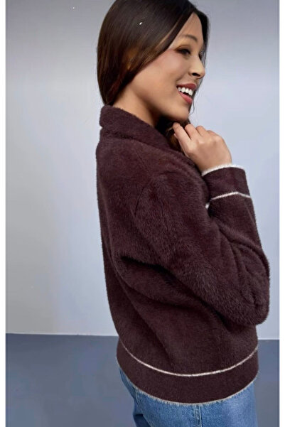 JM Bearded Knitwear Cardigan with Shirt Collar and Pocket Detail