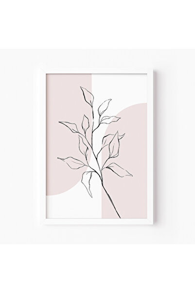 NT Handmade Laminated Framed Pvc Protected 3-Piece Abstract Leaf Pattern Uv Printing Mdf Wall Painting Set