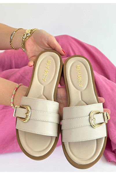 ALFA AKSESUAR 03 Orja beige skin slipper