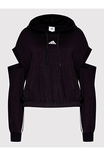 adidas Women's Hoodie, Adidas, Hyperglam HD SWT, Black