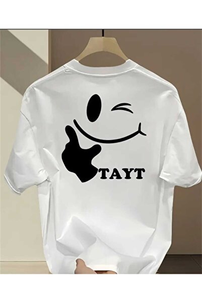 ORVIO Group Winking Smiley Face Printed T-Shirt