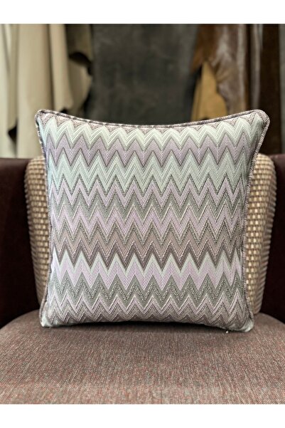 Fabricland Dokuma Chevron Serisi Yastık Kılıfı - Miss107 - 43x43 Ölçü