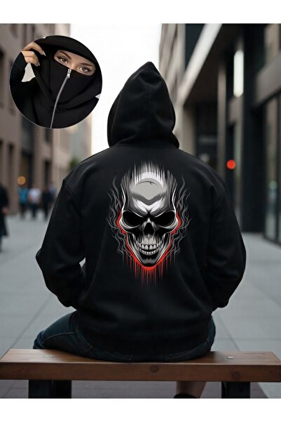 ship master Mască Ninja unisex cu 3 fire O supradimensionat K cu glugă Sweat ...