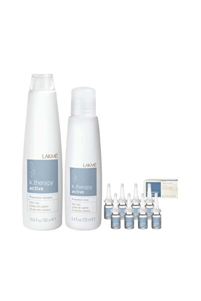 Lakme Σετ κατά της τριχόπτωσης, K.Therapy Active, Σαμπουάν 300ml + Λοσιόν 125...