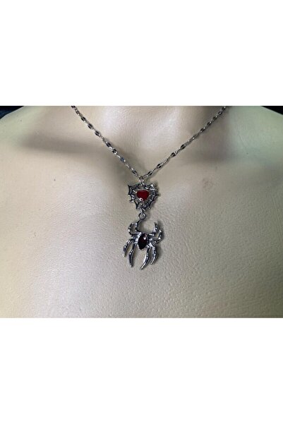 Gofeel Siyah Gotik Kristal Pençe Kolye
