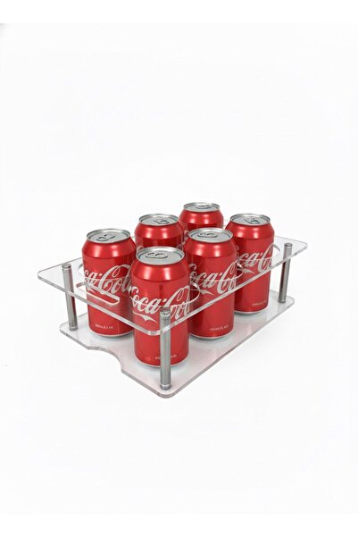 Afaq Acrylic cup tray with 6 compartments