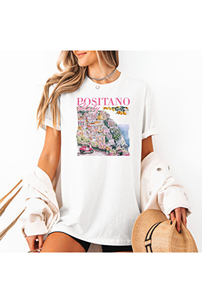 DD Secret Women's oversized 100% cotton T-shirt with Printed