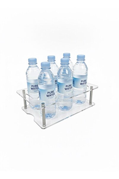 Afaq Acrylic cup tray with 6 compartments
