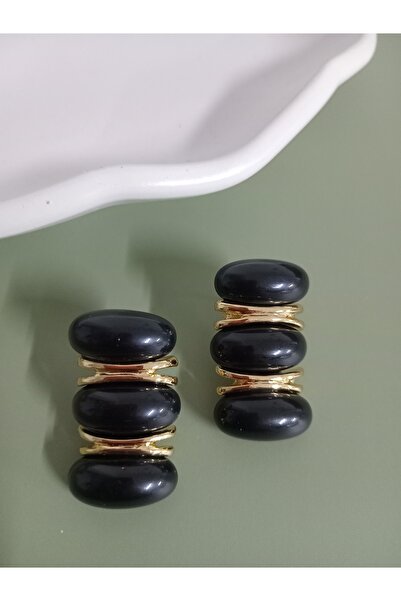 mos&more Brand Model, Black Lightweight Women's Earrings