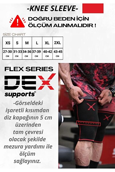 Dex Supports Sports Knee Sleeve, Sports Wristband Dark Wrist Wraps, Weightlifting Strap T-Lifting Straps Set of 3