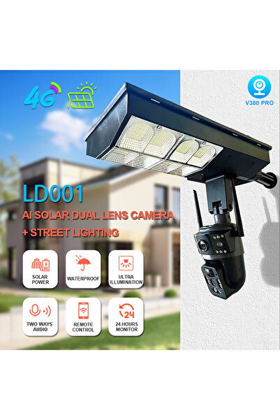 Generic Solar Monitoring Camera with Humanoid Tracking, Night Vision – Solar Powered