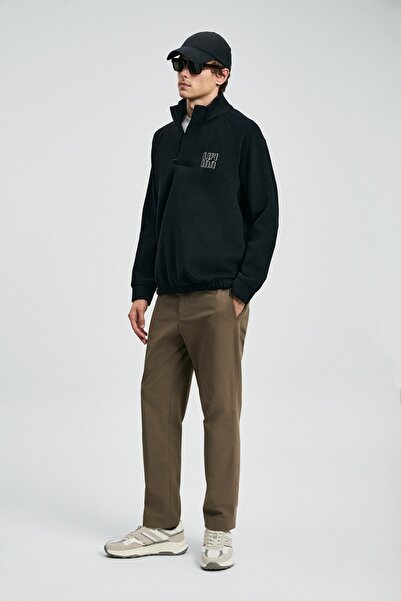 Kocamanlar Ayakkabı Lufian 112030190 Hazel Men's Sweatshirt Black