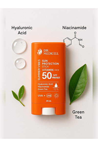 DR.MEDİCELL واقي شمس عالي الحماية بنسبة 100% من المعادن وطبيعي بعامل حماية 50...