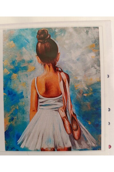 mentaş grup Beaded Rhinestone Mosaic Diamond Tapestry Pono Painting Picture Puzzle For Children 21x25