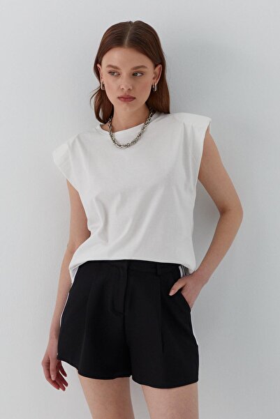 MARKALİSTE Striped Shorts Black