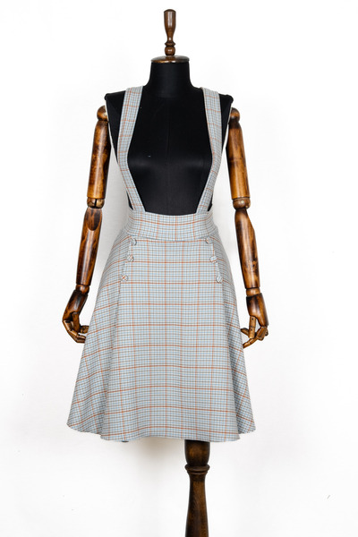 Sihirli Düğmeler Suspender Skirt