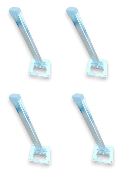 DZGN HOME Metal 4'Lü Takım Sofra Ayağı - Metal Katlanır Yer Sofrası Ayağı 30 cm