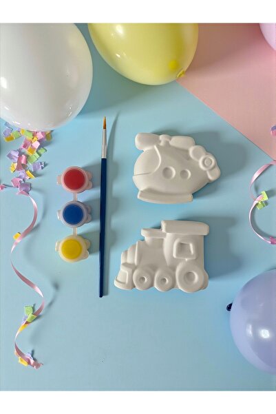 Asra Taş Boyama Seti (Boyama Taşları, Akrilik Boya ve Fırça) Çocuk Gelişim, Etkinlik, Hobi Seti, Boyama