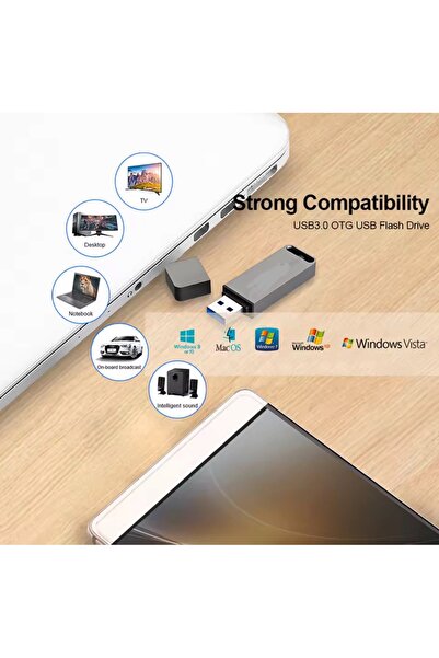 Generic 16TB USB Flash Drive – High-Speed Portable Storage | Dual Color Options (Red & Gray)