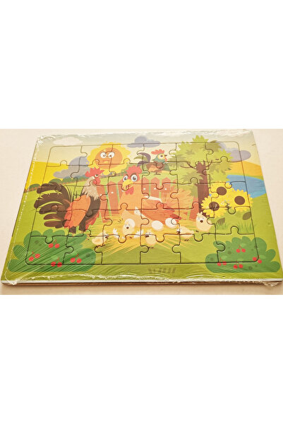 Mahi Max 30 Parça Renkli Resim Karton Yapboz Puzzle 27x20cm - Horoz