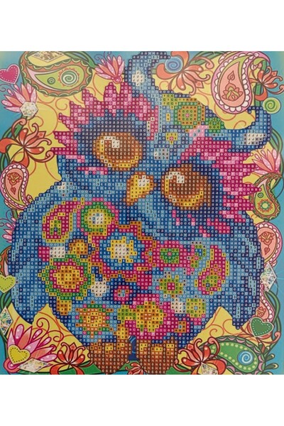 mentaş grup Boncuklu Taşlı Mozaik Elmas Goblen Pono Tablo Resim Puzzle Çocuklar Için 21x25