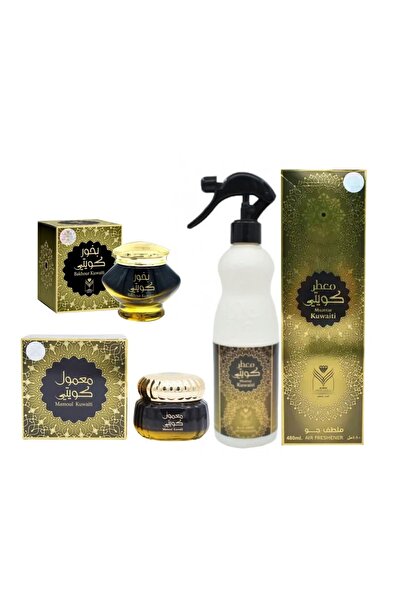 ALMAS Kuwaiti Maamoul 60g, Kuwaiti Incense 40g, Kuwaiti Home Fragrance 480ml