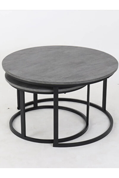 BEC60 Modern nesting coffee table set (2 pieces) for living rooms