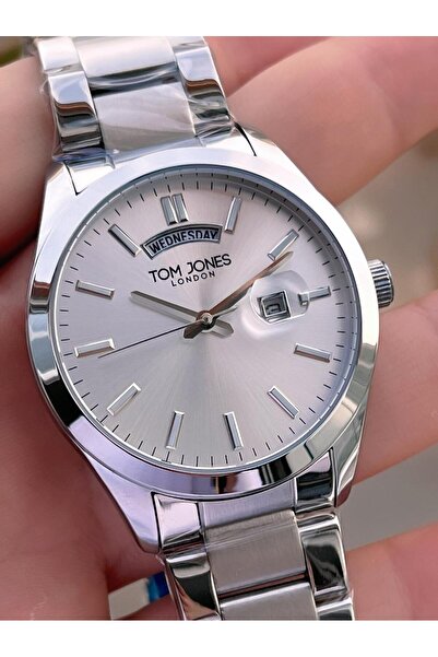 Tom Jones Men's Wristwatch with Bracelet Gift Steel Cord 3 Atm Water Resistant 2 Years Warranty 10072.