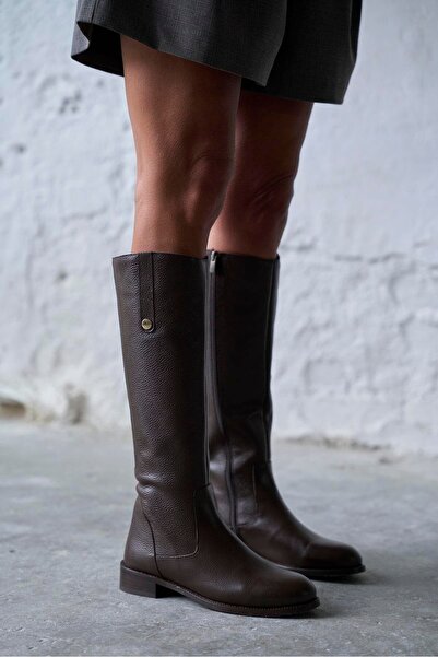 PELİN'İN AYAKKABILARI GOX KAHVE DERİ ÇİZME