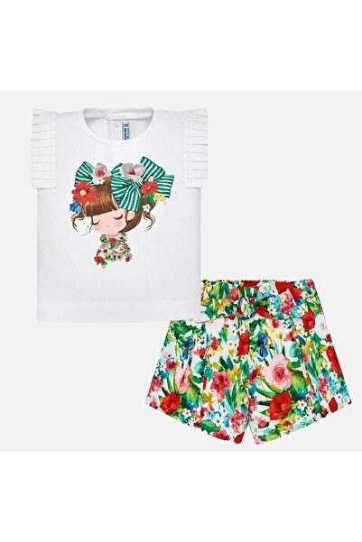 MAYORAL Girls' Top and Shorts Set