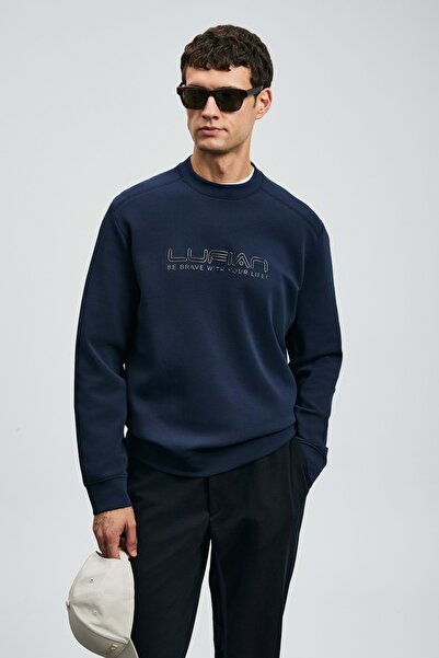Lufian 112030171 Luther Men's Sweatshirt Dark Blue